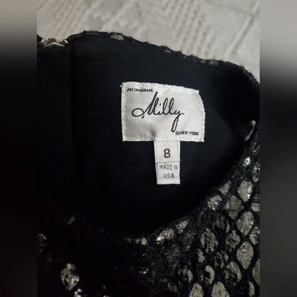 Milly Of New York Size 8 Dress New $425 - Picture 3 of 4